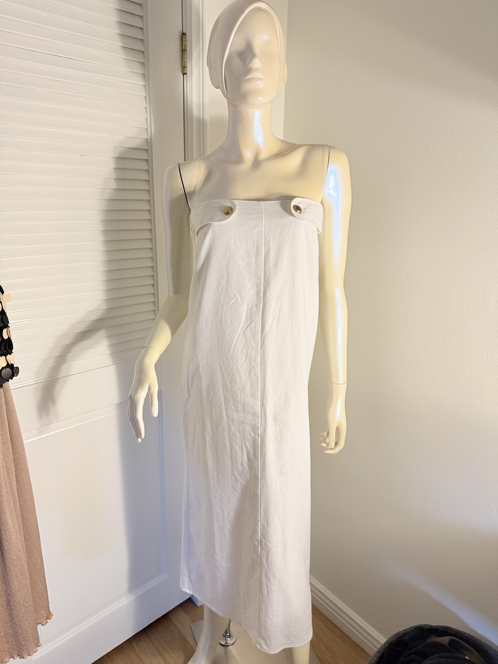 Meshki Jordan Linen Maxi Skirt dress - NWT